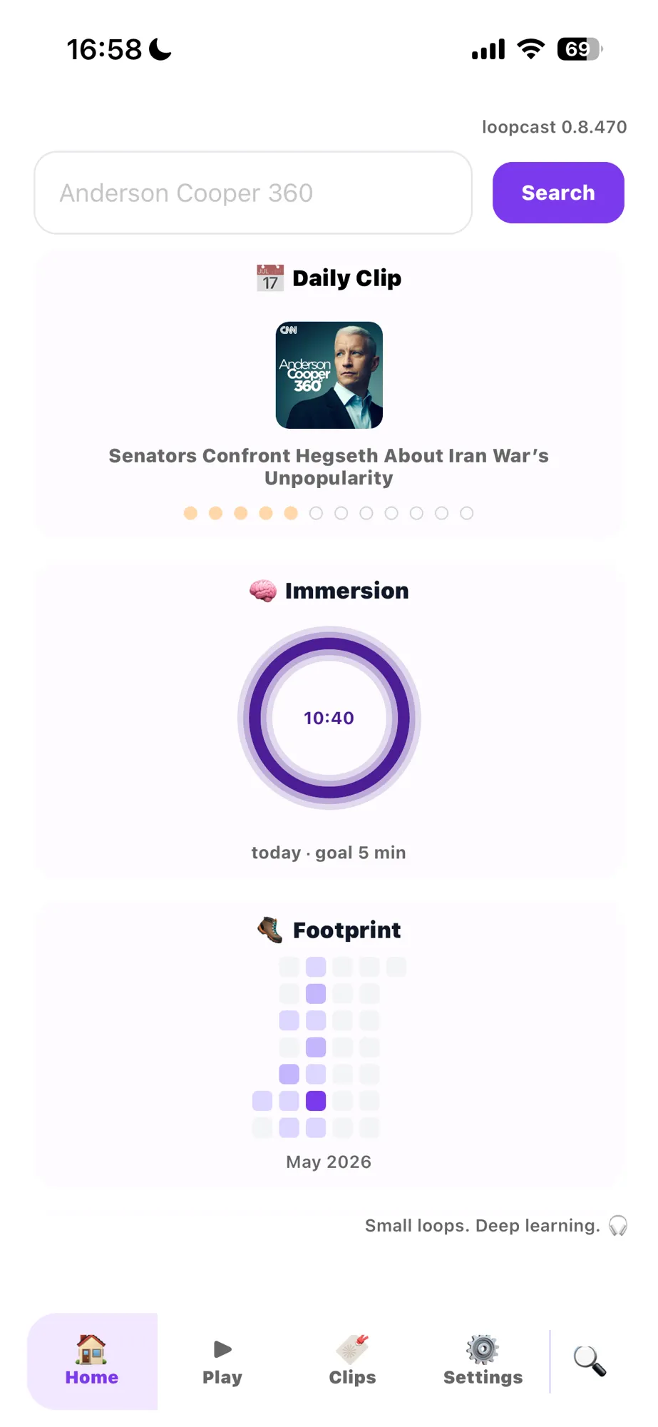 Loopcast screenshot